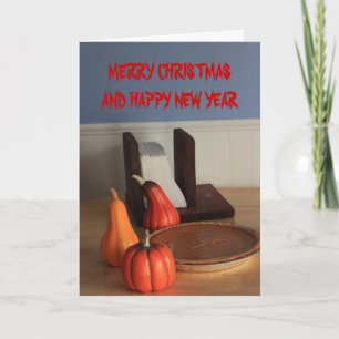 CHRISTMAS TABLE CHRISTMAS Card