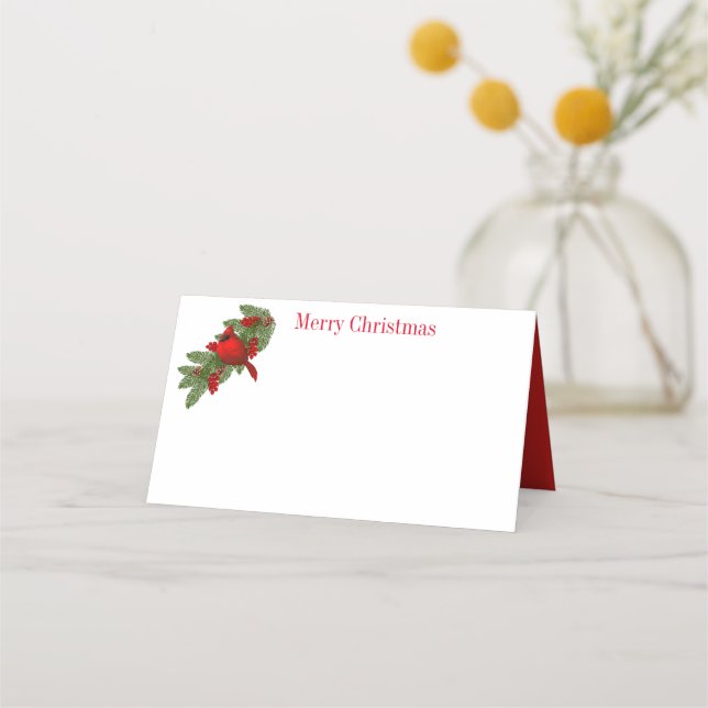Christmas Table Place Cards (Front)