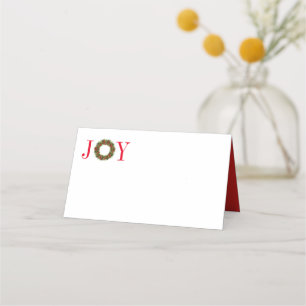 Christmas Table Place Cards