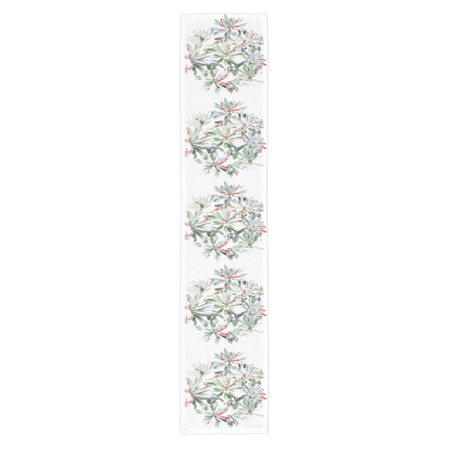 Christmas Table Runner with white background (Front)