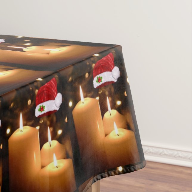 Christmas Tablecloth, Christmas Candle Tablecloth (In Situ)