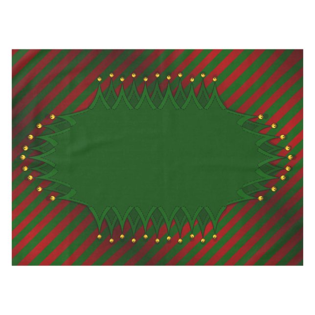 Christmas Tablecloth Festive Holiday Tablecloth (Front (Horizontal))