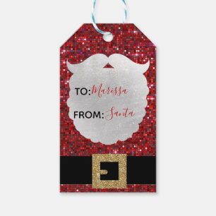 Christmas Tags, Santa Claus tags, Holiday Tags