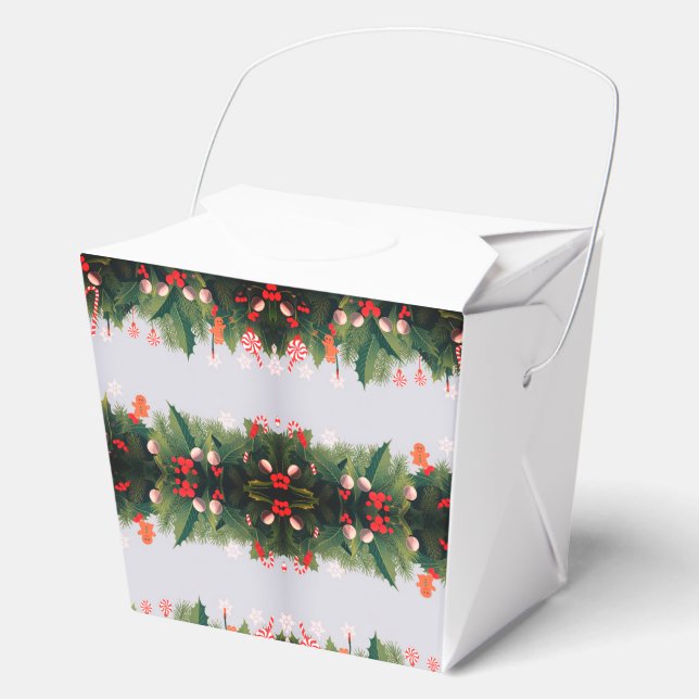 Christmas Take out Favour Box (Front)