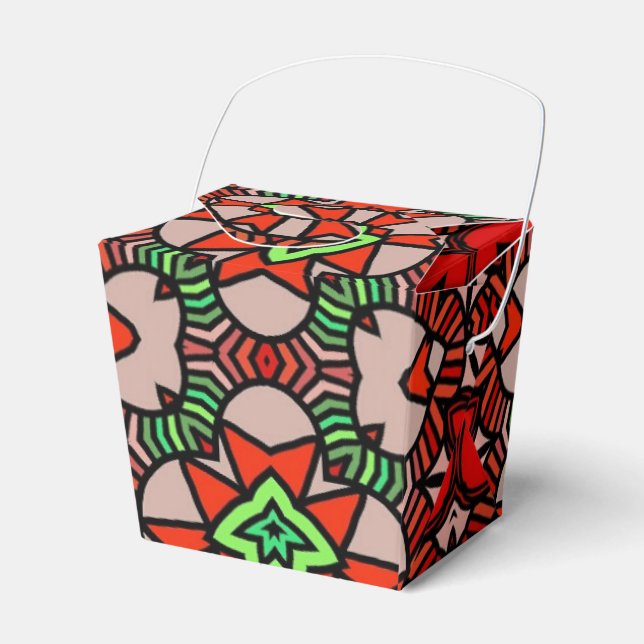 Christmas Takeout Favour Box (Front Side)