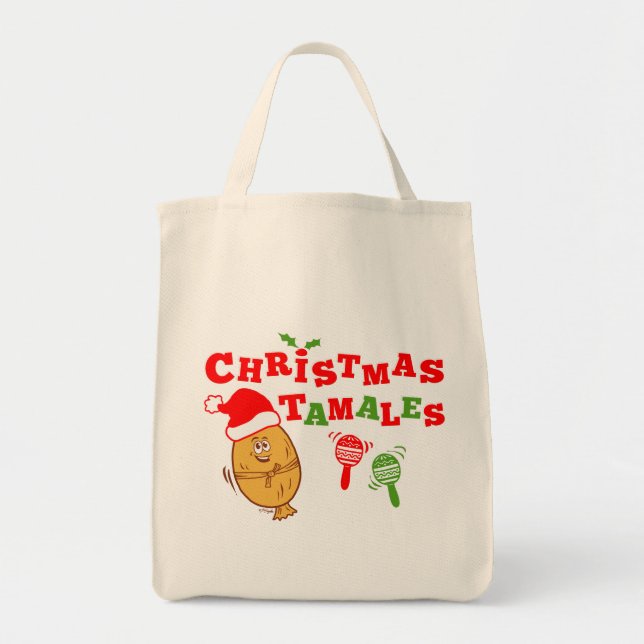 Christmas Tamales Tote Bag (Front)