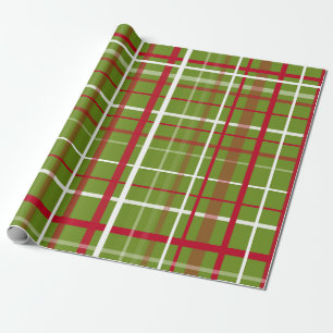 Christmas Tartan Plaid Wrapping Paper
