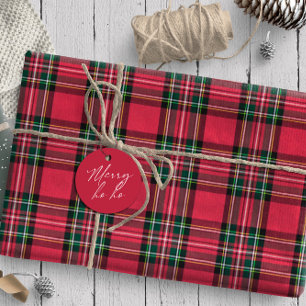 Christmas Tartan Red/Green ID768 Wrapping Paper