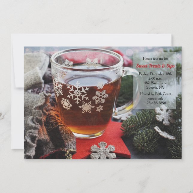Christmas Tea Invitation (Front)