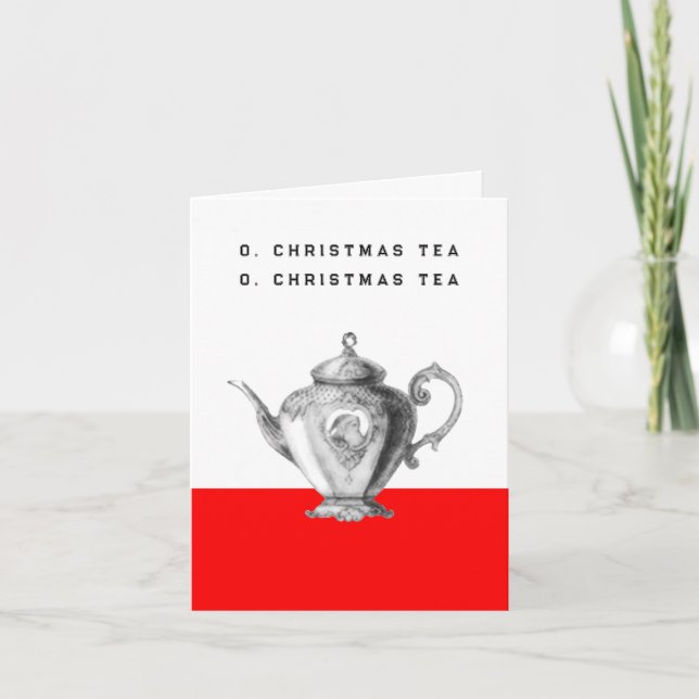 Christmas Tea Invitations (Front)