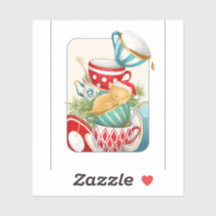 Christmas Tea Party & Dormouse in the teacup