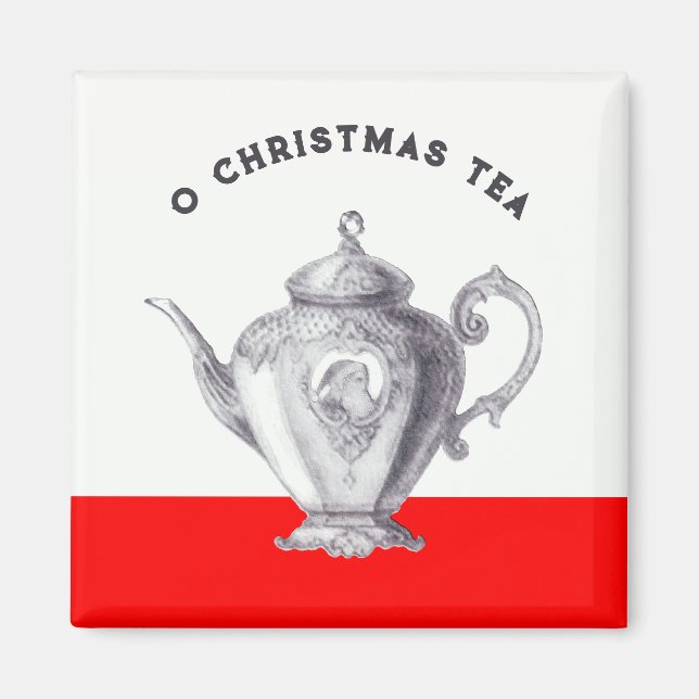 Christmas Tea Party Favours Magnet (Front)