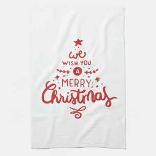 Christmas tea towel