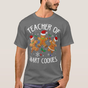 Christmas Teacher Cute Gingerbread Cookies  T-Shirt