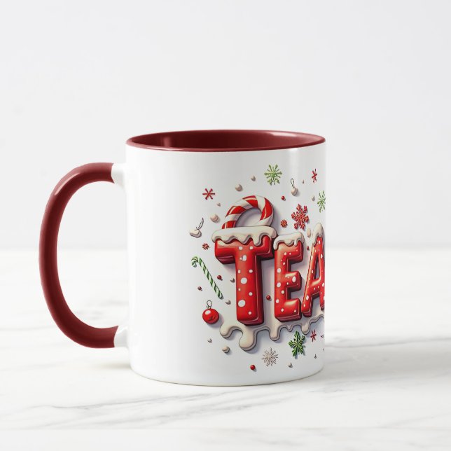 Christmas Teacher  Mug (Left)