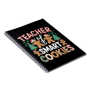 Christmas Teacher Of Smart Cookies Gingerbread Notebook