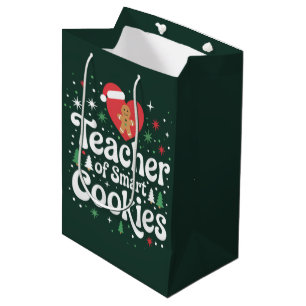 Christmas Teacher Of Smart Cookies Medium Gift Bag