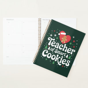Christmas Teacher Of Smart Cookies  Planner