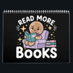 Christmas Teacher Read More Books Funny  Calendar<br><div class="desc">Christmas Teacher Read More Books Funny</div>