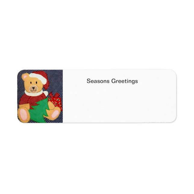 Christmas Teddy Bear (Front)