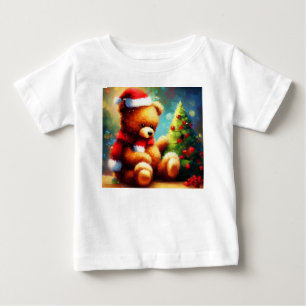 Christmas Teddy Bear 1 Baby T-Shirt