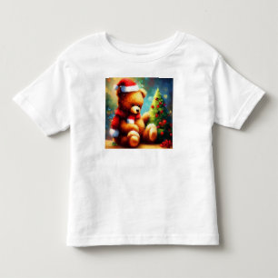 Christmas Teddy Bear 1 Toddler T-Shirt