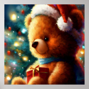 Christmas Teddy Bear 3 Poster