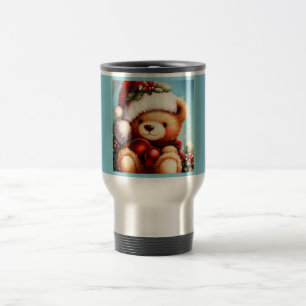 Christmas Teddy Bear 4 Travel Mug