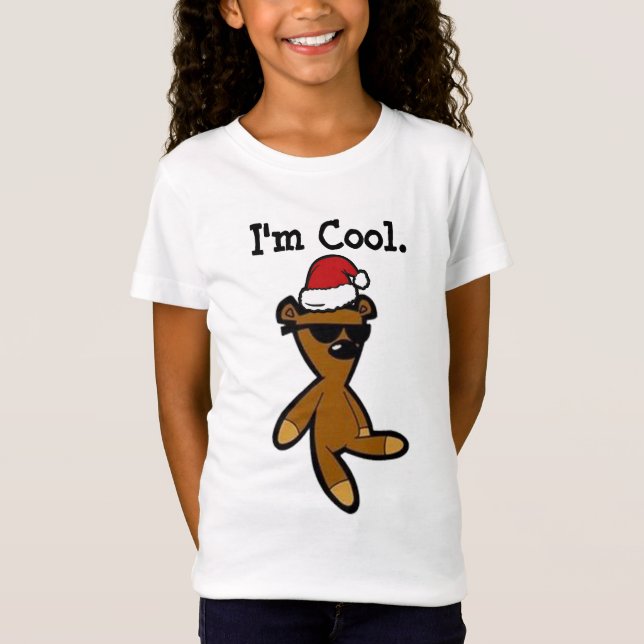 Christmas teddy bear funny costume T-Shirt (Front)