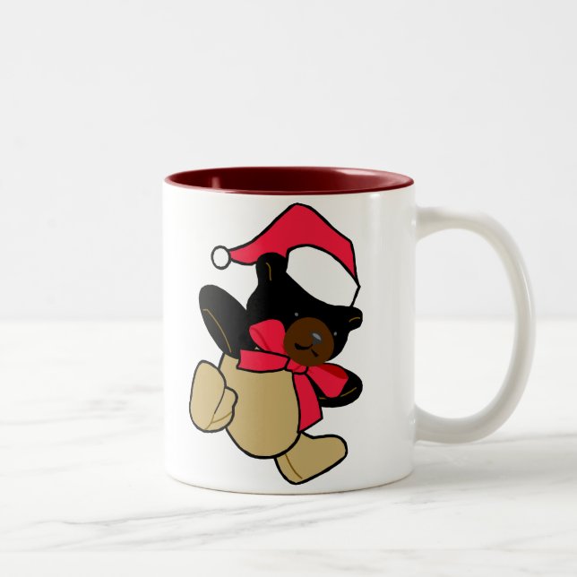 Christmas Teddy Bear Mug (Right)