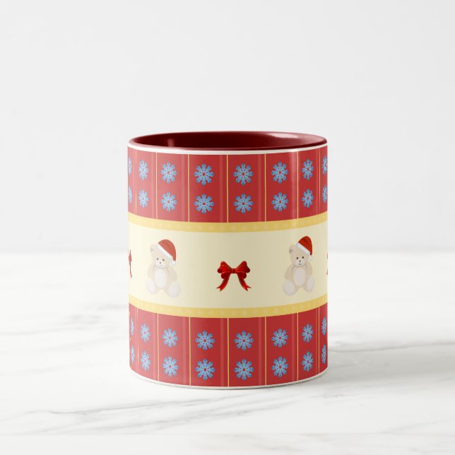 Christmas Teddy Mug (Center)