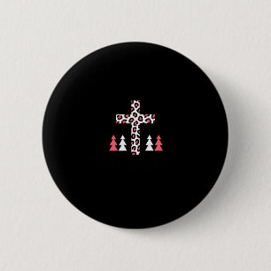 Christmas Tee  6 Cm Round Badge