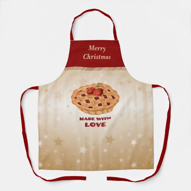 Christmas Template, made with love, Apron (Front)