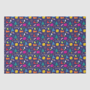 🎄Christmas 🎾tennis navy blue  Tissue Paper