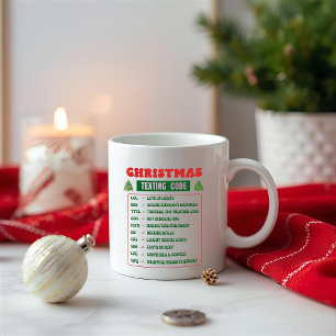 Christmas Texting Code Coffee Mug