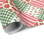 Christmas Textures Wrapping Paper<br><div class="desc">Original illustration Whimsical Hiss ©</div>