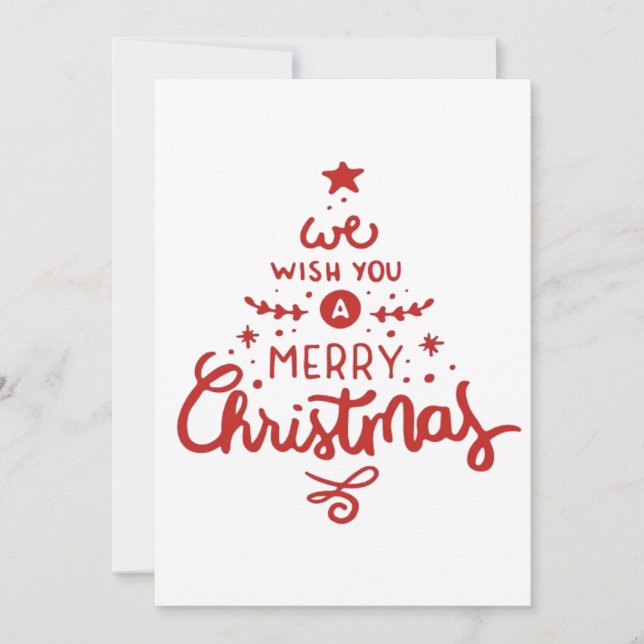 Christmas  thank you card (Front)