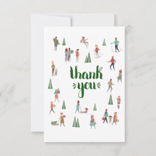 Christmas Thank You Card