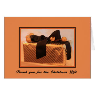 Christmas Thank You Card for Gift