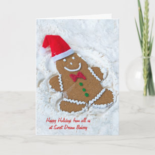 Christmas Thank You to customer Card