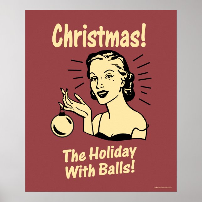 Christmas: The Holiday With Balls Poster (Front)