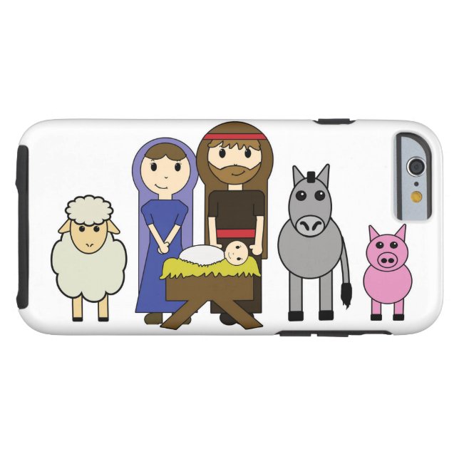 Christmas The Holy Family Nativity iPhone 6 Case (Back Horizontal)
