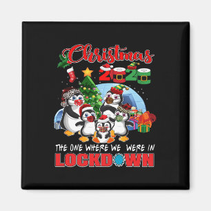 Christmas The One Where We Were In Lockdown Pengui Magnet
