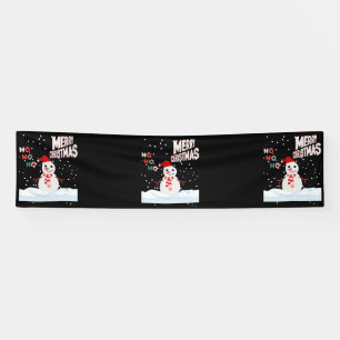 Christmas The Snowman 2.5x10 Vinyl Banner
