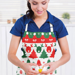 Christmas theme  apron