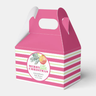 Christmas Theme Baby Shower Favour Boxes