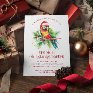 Christmas Theme Christmas Cocktail Party Thank You Card