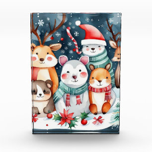 Christmas theme Christmas cute animals  Photo Block