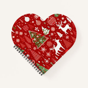 Christmas theme Christmas trees snowflake  Notebook