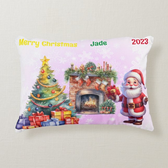 Christmas Theme Decorative Cushion (Front)